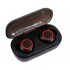 A2 Bluetooth 5 0 Headset Hifi Stereo Sport Earphone Waterproof Wireless Headset Black red