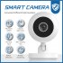 A2 Hd Home Security Camera Wireless Wifi Night Vision 360 degree Rotating 2 way Intercom White