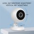 A2 Hd Home Security Camera Wireless Wifi Night Vision 360 degree Rotating 2 way Intercom White