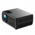 A20 Mini Projector HD 1080P TV Projector Home Cinema Projector  Basic black EU plug