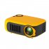A2000 Mini Portable Digital Projector Home Use 720P High Definition Projector white EU Plug
