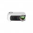 A2000 Mini Portable Digital Projector Home Use 720P High Definition Projector Orange UK Plug