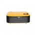 A2000 Mini Portable Digital Projector Home Use 720P High Definition Projector Orange UK Plug