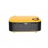 A2000 Mini Portable Digital Projector Home Use 720P High Definition Projector Orange US Plug