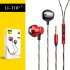 A21 Wired  Headphones  Noise Cancelling Stereo In ear Earphone  Sport Music Headset  With Mic 3 5mm Jack Universal Earpods black