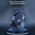 A28 Wireless Headset With Noise Canceling Microphone Stereo HiFi Folding Headphones For Game Office Zoom Meeting Trucker blue