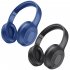 A28 Wireless Headset With Noise Canceling Microphone Stereo HiFi Folding Headphones For Game Office Zoom Meeting Trucker blue