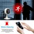 A3 1080p Surveillance Camera 360 degree Rotating Pir Motion Detection Night Vision Wireless Wifi Cam White