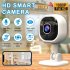 A3 1080p Surveillance Camera 360 degree Rotating Pir Motion Detection Night Vision Wireless Wifi Cam White