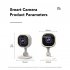 A3 1080p Surveillance Camera 360 degree Rotating Pir Motion Detection Night Vision Wireless Wifi Cam White