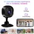 A3 WIFI Camera Surveillance Camera Clear 1080P HD Recording Night Vision Real Time Monitoring IR CUT Motion Detection Smart Camera For Home Security Guard black