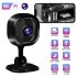 A3 WIFI Camera Surveillance Camera Clear 1080P HD Recording Night Vision Real Time Monitoring IR CUT Motion Detection Smart Camera For Home Security Guard black
