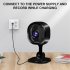A3 WIFI Camera Surveillance Camera Clear 1080P HD Recording Night Vision Real Time Monitoring IR CUT Motion Detection Smart Camera For Home Security Guard black