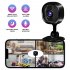 A3 WIFI Camera Surveillance Camera Clear 1080P HD Recording Night Vision Real Time Monitoring IR CUT Motion Detection Smart Camera For Home Security Guard black