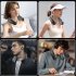 A306 Portable Neck Fan USB Rechargeable 6000mAh Battery Hanging Fan 3 Speeds Personal Cooling Fan Wearable 360  Cooler White