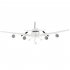 A380 Airbus RC Airplane 2 4ghz Fixed Wing Remote Control Glider Epp Foam RC Aircraft Toys