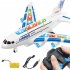 A380 Airbus Toys RC Airplane with Music Lights Large Electric Remote Control Airplane Toy Random Color