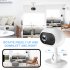 A4 Mini WIFI Camera Night Vision Camera 1080P Cams With Motion Detection Alert Voice Intercom For Home Security Guard White