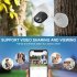 A4 Mini WIFI Camera Night Vision Camera 1080P Cams With Motion Detection Alert Voice Intercom For Home Security Guard White
