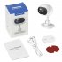 A4 Mini WIFI Camera Night Vision Camera 1080P Cams With Motion Detection Alert Voice Intercom For Home Security Guard White