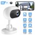 A4 Mini WIFI Camera Night Vision Camera 1080P Cams With Motion Detection Alert Voice Intercom For Home Security Guard White