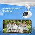 A4 Mini WIFI Camera Night Vision Camera 1080P Cams With Motion Detection Alert Voice Intercom For Home Security Guard White