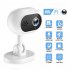 A4 Mini WIFI Camera Night Vision Camera 1080P Cams With Motion Detection Alert Voice Intercom For Home Security Guard White