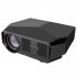 A4300 Mini Digital Projector 720P High Definition LED Home Projector Portable black US Plug