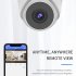 A5 1080p Rotatable Wireless Camera Hd Wifi Intercom Home Security Surveillance Night Vision Camcorder Monitor EU Plug