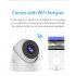 A5 3mp Hd Ip Camera 2 4g Wireless Wifi Night Vision Video Surveillance Security Camcorder Motion Detection Cctv Monitor White