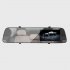 A5 4 5 Inch IPS Screen Full HD Car DVR Camera Auto Front Rearview Mirror Digital Video Recorder Camcorder black