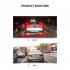 A5 4 5 Inch IPS Screen Full HD Car DVR Camera Auto Front Rearview Mirror Digital Video Recorder Camcorder black