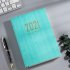 A5 Time Management Schedule Book 2021 Solid Color Calendar Coil Planner Timetable a5