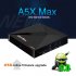 A5X MAX TV Box 4GB DDR3 SDRAM 32GB Flash RK3318 Quad Core for Android 9 0 4K HD H 265 2 4G WiFi Media Player  British regulations