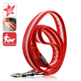 Red Optical Fiber LED Dog Leash