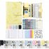 A6 Budget Financial Planner Notebook Loose Leaf Paper Binder Cover Journal Money Envelopes Organizer For Wallet Cash Saving grey