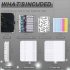A6 Budget Financial Planner Notebook Loose Leaf Paper Binder Cover Journal Money Envelopes Organizer For Wallet Cash Saving grey