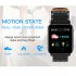 A6 IP67 Waterproof Smart Watch Heart Rate Monitor Bracelet Wristband for Android iOS blue