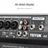 A6 Portable Sound Mixing Console DJ Sound Controller Mini Portable Mixing Console Audio Mixer EU Plug
