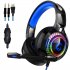 A60 Gaming Headset Surround Stereo Gaming Headphones with Mic LED Lights Works for PS4 Xbox  3 5 Regular Edition
