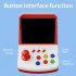 A6Plus Retro Handheld Game Console Classical Gaming Controller 3 5 Inch Screen Portable Handheld Game Console Red White