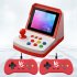 A6Plus Retro Handheld Game Console Classical Gaming Controller 3 5 Inch Screen Portable Handheld Game Console Red White
