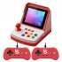 A6Plus Retro Handheld Game Console Classical Gaming Controller 3 5 Inch Screen Portable Handheld Game Console Red White