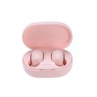 A6S Wireless Earbuds Waterproof Noise Canceling Stereo Sound Earphones In Ear Headphones For Sports Gaming Running pink