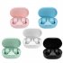A6s Tws Earphones Wireless Bluetooth compatible Headset Stereo Fone Sports Earbuds Compatible For Xiaomi Huawei Iphone pink