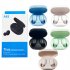 A6s Tws Wireless Earphones Sports Stereo Fone Bluetooth compatible Earbuds Compatible For Iphone Xiaomi Huawei pink