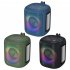 A80 Portable Bluetooth Speaker Rgb Light Subwoofer Outdoor Wireless Small Audio black
