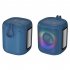 A80 Portable Bluetooth Speaker Rgb Light Subwoofer Outdoor Wireless Small Audio black