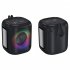 A80 Portable Bluetooth Speaker Rgb Light Subwoofer Outdoor Wireless Small Audio black