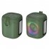 A80 Portable Bluetooth Speaker Rgb Light Subwoofer Outdoor Wireless Small Audio black